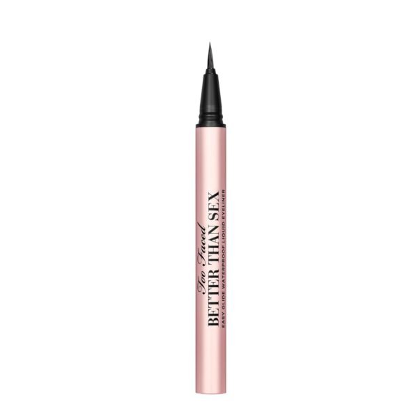 Too Faced Better Than Sex Easy Glide Waterproof Liquid Eyeliner | High Pigment + Smudge Proof, 0.02 fl. oz.