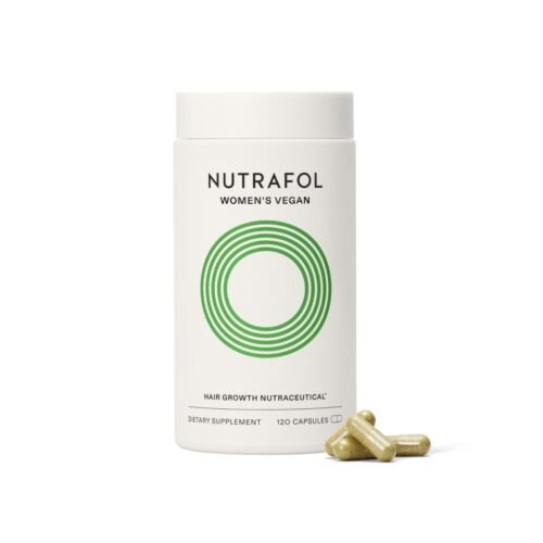 Nutrafol Women’s Hair Growth Supplements, For Women 18-44 Years Old, Clinically Tested for Visibly Thicker, Stronger Hair, 100% Vegan Ingredients, Dermatologist Recommended – 1 Month Supply