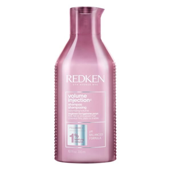 Redken Volume Injection Shampoo | Hair Volumizer For Fine Hair | Volumizing Shampoo Adds Lift & Body | Paraben Free