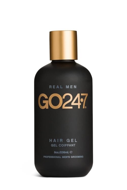 GO247 Hair Gel – Strong Hold, Natural Finish, 8 Oz