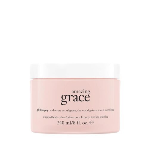 philosophy whipped body crème – luxury scented body lotion – formulated with shea butter & natural oils for fast absorbing hydration – skin feels soft and smooth