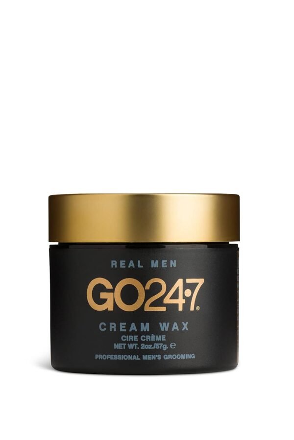 GO247 Cream Wax – Medium Hold, Natural Finish, 2 Oz