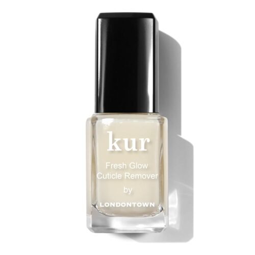 LONDONTOWN Fresh Glow Cuticle Remover – Instant Cuticle Remover Liquid – No Tool or Cutting Moisturizing Softening Nail Care for Dry, Damaged Cuticles, .40fl oz