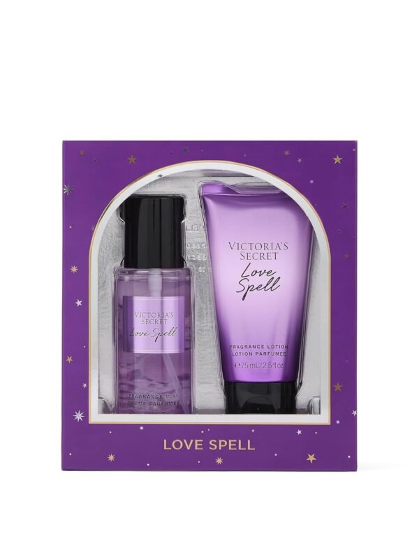 Victoria’s Secret Love Spell Mini Fragrance Duo Gift Set, Notes of Cherry Blossom and Fresh Peach