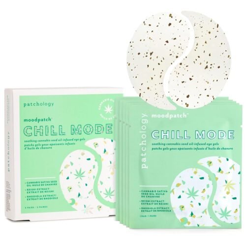 Patchology Chill Mode Hydrating Under Eye Patches – Under Eye Mask For Dark Circles and Puffy Eyes Care, Treatment & Moisturizer – Eye Bags, Puffiness & Wrinkles Reducer (5 Pairs)