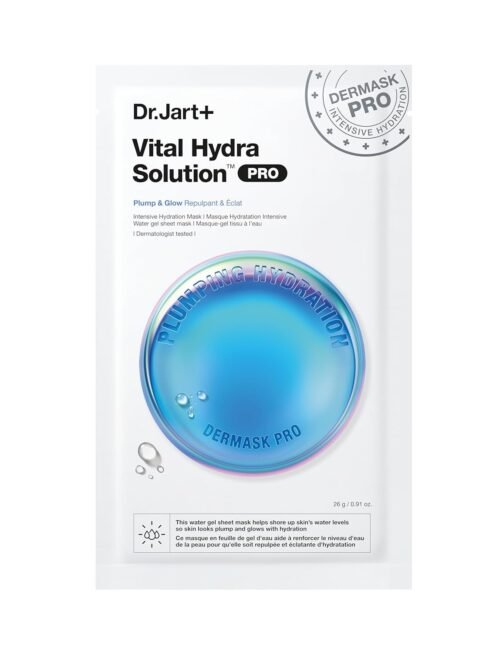 Dr.Jart+ Dermask Vital Hydra Solution Glow Face Mask with Hyaluronic Acid | Sheet Mask | Korean Skin Care