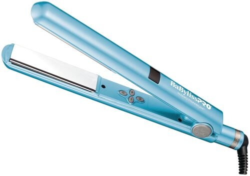 BaBylissPRO Nano Titanium Flat Iron Hair Straightener, 1″ Digital Hair Straightener Iron for Professional Salon Results and All Hair Types
