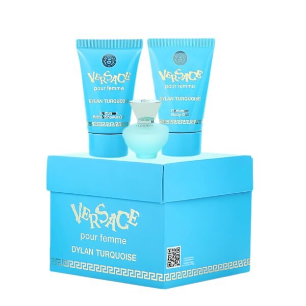 Versace Dylan Turquoise Womens Mini Perfume Trio Gift Set