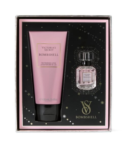 Victoria’s Secret Bombshell Mini Fragrance Duo Gift Set, Eau de Parfum & Travel Lotion