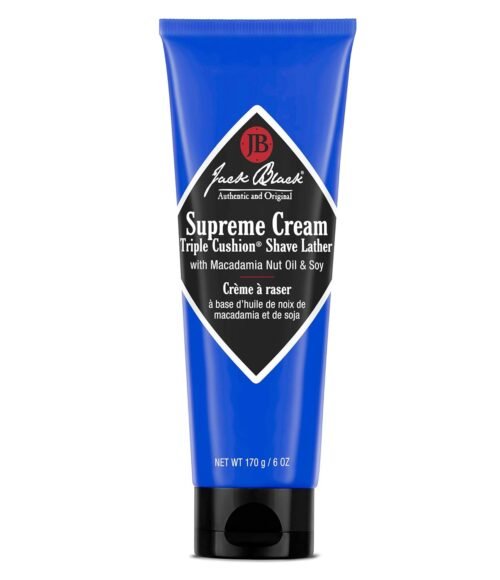 Jack Black Supreme Cream Triple Cushion Shave Lather – Shaving Cream Mens, Shave Cream for Men, Jack Black Shaving Cream for Men, Shaving Lather, Mens Shaving Cream, Jack Black Shave Cream
